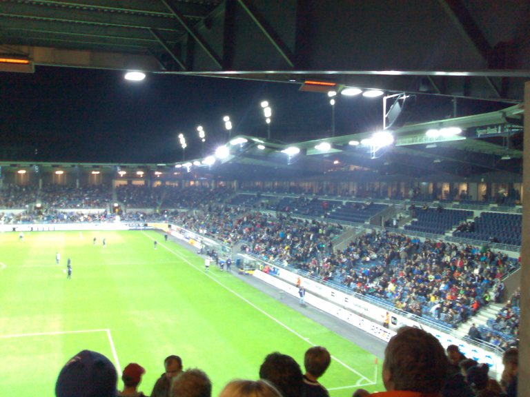 Viking Stadion a Stavanger per Viking-Dinamo Zagabria