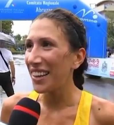 Antonella Palmisano prima delle gare di marcia agli Europei di atletica 2026