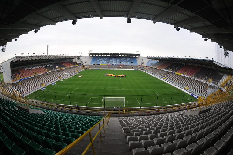 Jan Breydel Stadium di Bruges per Club Brugge-Kortrijk