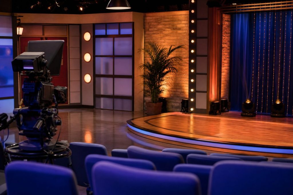 Studio televisivo per Scherzi a parte su Canale 5