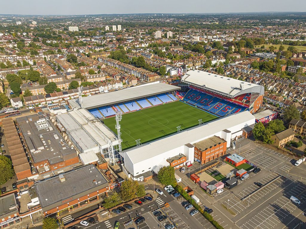 Selhurst Park a Londra per Crystal Palace-Manchester City