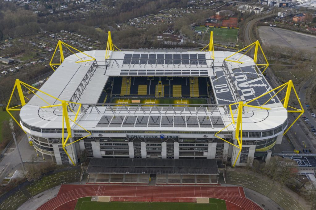 Signal Iduna Park di Dortmund per Borussia Dortmund-Roma