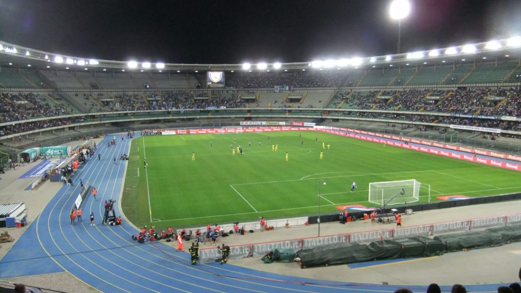 Stadio Marcantonio Bentegodi di Verona per Hellas Verona-Virtus Entella