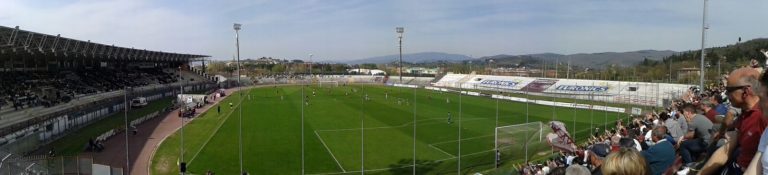 Stadio Città di Arezzo per Arezzo-Union Brescia di Coppa Italia