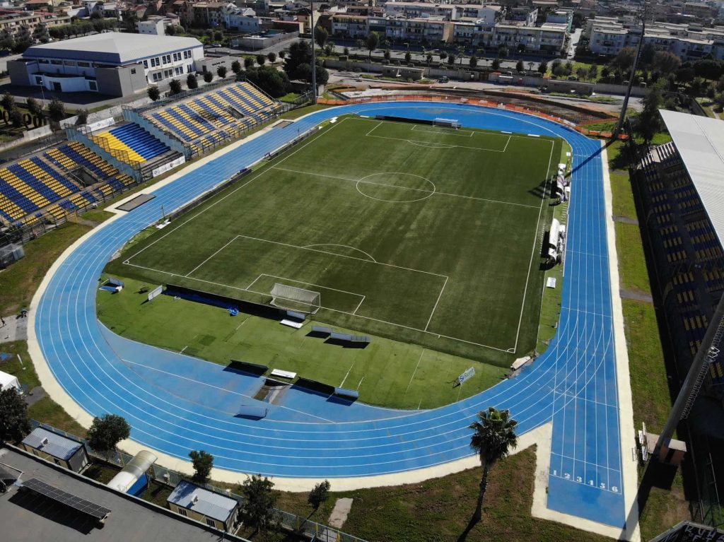 Stadio Alberto De Cristofaro di Giugliano per Giugliano-Scafatese