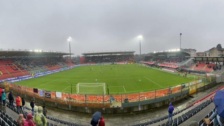Stadio Giovanni Zini di Cremona per Cremonese-Sampdoria di Coppa Italia