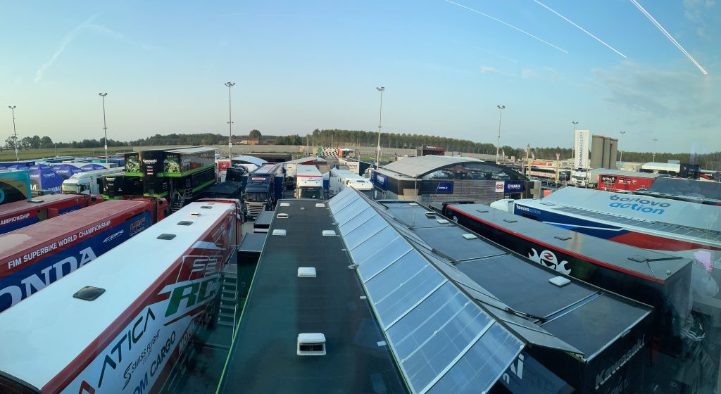 Paddock del Cremona Circuit per il Round EICMA d Italia Superbike 2026