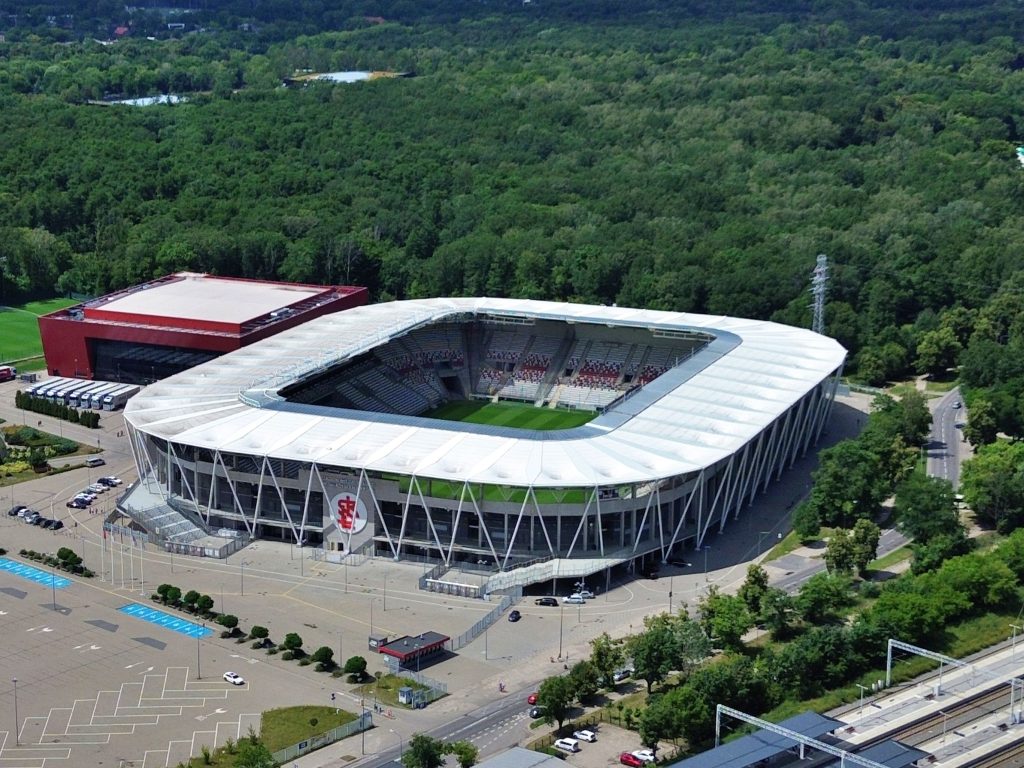 Stadion LKS di Lodz per Italia-Spagna ai Mondiali Under 20 femminili