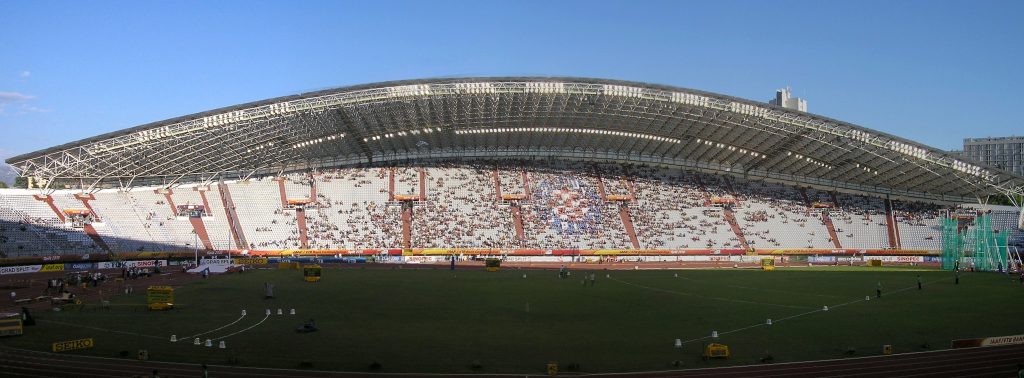 Stadion Poljud di Split per Croazia-Spagna