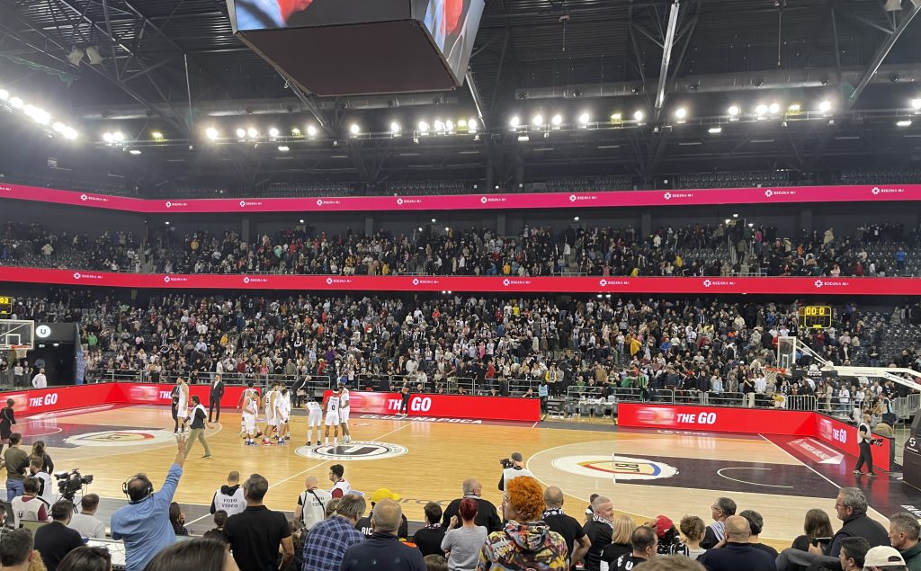 BT Arena di Cluj-Napoca per una partita di EuroCup