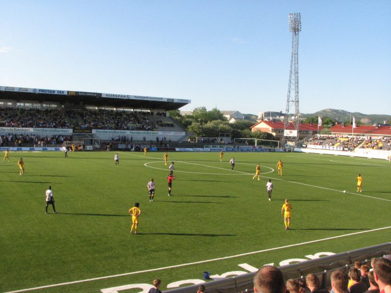 Aspmyra Stadion a Bodø per Bodø/Glimt-Dortmund