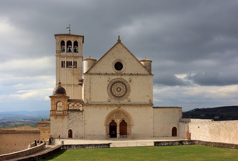 Basilica di San Francesco ad Assisi per la programmazione Rai del 4 ottobre