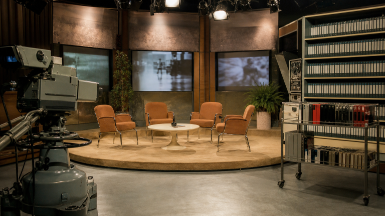 Studio televisivo d’archivio per Domenica In 50 anni su RaiPlay